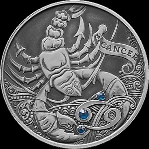 Реверс монеты Беларусь, 20 рублей, 2015, Рак