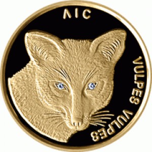 Реверс монеты Беларусь, 50 рублей, 2002, Защита окружающей среды - Лиса