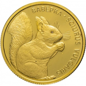 Реверс монеты Беларусь, 50 рублей, 2009, Защита окружающей среды - Белка