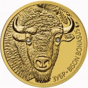 Реверс монеты Беларусь, 50 рублей, 2012, Защита окружающей среды - Зубр