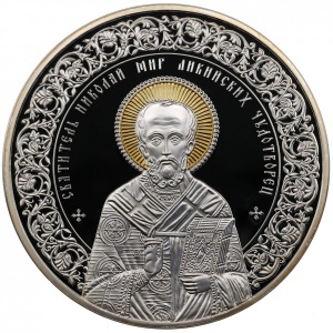 Реверс монеты Беларусь, 500 рублей, 2013, Святитель Николай Мир Ликийских Чудотворец