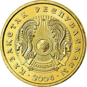 Аверс монеты Казахстан, 1 тенге, 1997-2012