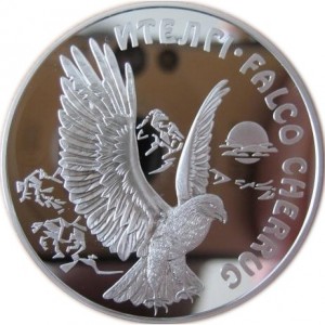 Реверс монеты Казахстан, 500 тенге, 2004, Балобан
