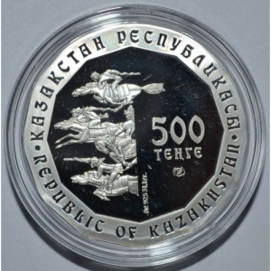 Аверс монеты Казахстан, 500 тенге, 2011, Золото Номадов - Голова лося