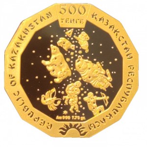 Аверс монеты Казахстан, 500 тенге, 2014, Год лошади