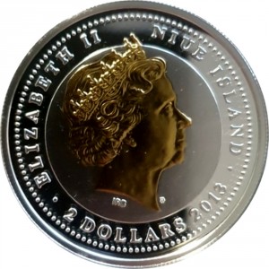 Аверс монеты Казахстан, 2 доллара, 2013, День Первого Президента Республики Казахстан