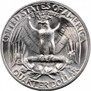 Реверс монеты США, ¼ доллара, 1932-1964, Вашингтонский Квотер