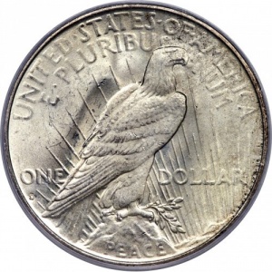 Реверс монеты США, 1 доллар, 1921-1935, Peace Dollar