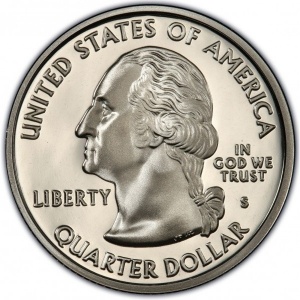 Аверс монеты США, ¼ доллара, 2005, Квотер штата Миннесота