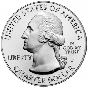 Аверс монеты США, ¼ доллара, 2010, Национальный лес Маунд Худ