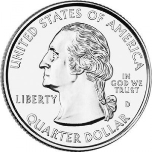 Аверс монеты США, ¼ доллара, 2011, Национальный парк Виксбург