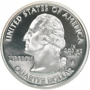 Аверс монеты США, ¼ доллара, 2003, Квотер штата Арканзас