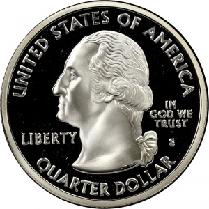 Аверс монеты США, ¼ доллара, 2006, Квотер штата Небраска