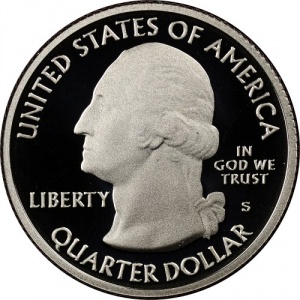 Аверс монеты США, ¼ доллара, 2011, Национальный парк Глейшер
