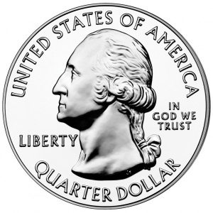 Аверс монеты США, ¼ доллара, 2011, Национальный парк Виксбург
