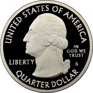 Аверс монеты США, ¼ доллара, 2012, Национальный парк Гавайские вулканы