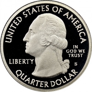 Аверс монеты США, ¼ доллара, 2012, Национальный парк Денали