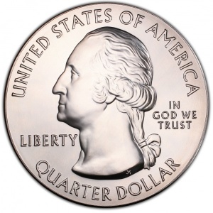 Аверс монеты США, ¼ доллара, 2012, Национальный парк Гавайские вулканы