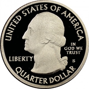 Аверс монеты США, ¼ доллара, 2013, Национальный парк Грейт-Бейсин