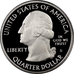 Аверс монеты США, ¼ доллара, 2014, Национальный парк Шенандоа