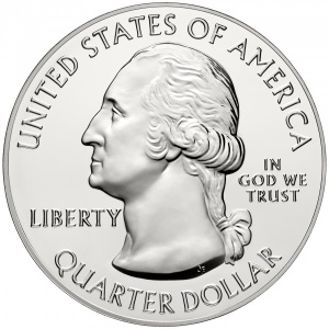 Аверс монеты США, ¼ доллара, 2014, Национальный парк Грейт-Санд-Дьюнс