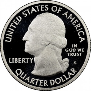Аверс монеты США, ¼ доллара, 2015, Национальный лес Кисатчи
