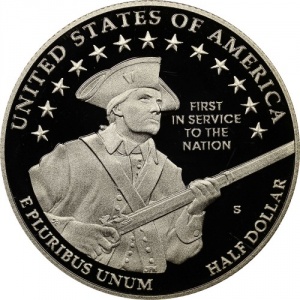 Реверс монеты США, ½ доллара, 2011, Армия США