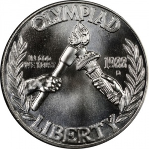 Аверс монеты США, 1 доллар, 1988, XXIV летние Олимпийские Игры, Сеул 1988