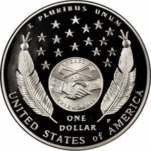 Аверс монеты США, 1 доллар, 2004, 200 лет экспедиции Льюиса и Кларка