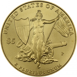 Аверс монеты США, 5 долларов, 2011, Орден почета