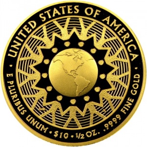 Реверс монеты США, 10 долларов, 2016, Первые леди - Пэт Никсон (1969-1974)