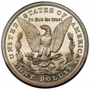 Реверс монеты США, 1 доллар, 1878-1921, Доллар Моргана