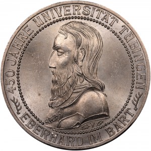 Реверс монеты Германия, 3 рейхсмарки, 1927, 450 лет Тюбингенскому университету