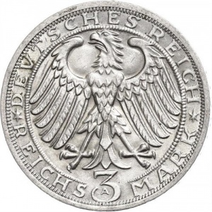 Аверс монеты Германия, 3 рейхсмарки, 1928, 900 лет Наумбургу