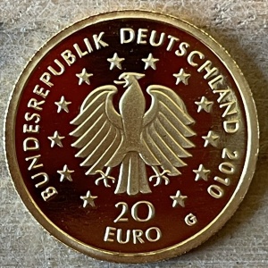 Аверс монеты Германия, 20 евро, 2010, Немецкий лес - Дуб
