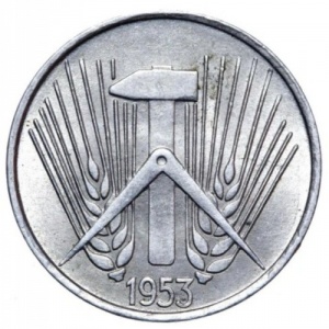 Аверс монеты Германия, 5 пфеннигов, 1952-1953