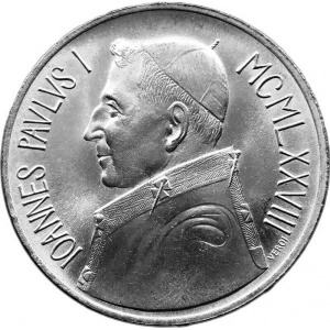 Аверс монеты Ватикан, 1000 лир, 1978