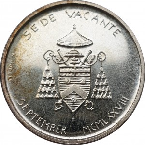 Аверс монеты Ватикан, 500 лир, 1978, Вакантный престол сентябрь