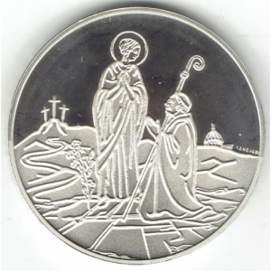 Аверс монеты Ватикан, 500 лир, 1984, 2000 лет Пресвятой Деве Марии