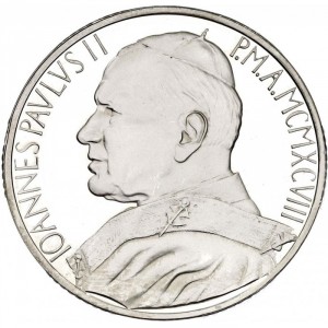 Аверс монеты Ватикан, 10.000 лир, 1998, Святой Год 2000 - Распятие Иисуса Христа