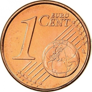 Реверс монеты Греция, 1 евроцент, 2002-2026