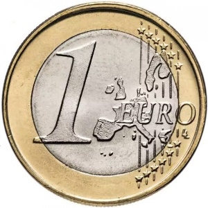 Реверс монеты Греция, 1 евро, 2002-2006