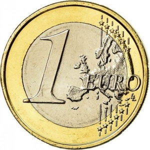 Реверс монеты Греция, 1 евро, 2007-2026