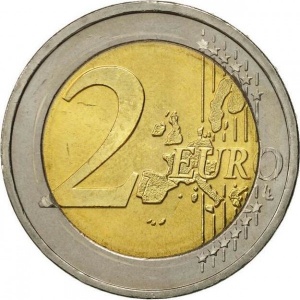 Реверс монеты Греция, 2 евро, 2002-2006