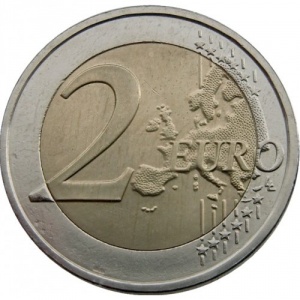 Реверс монеты Греция, 2 евро, 2007-2026