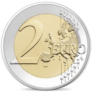 Реверс монеты Греция, 2 евро, 2022, 200 лет первой конституции Греции