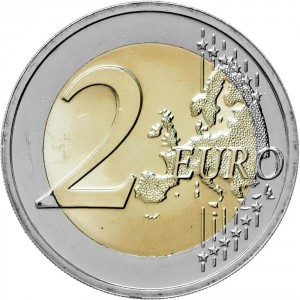 Реверс монеты Греция, 2 евро, 2026, 200-летие исхода из Месолонгиона