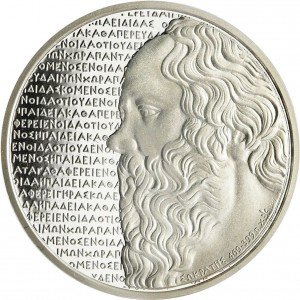Реверс монеты Греция, 10 евро, 2012, Сократ