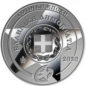 Аверс монеты Греция, 10 евро, 2020, Готика