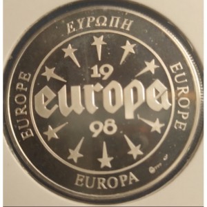 Реверс монеты Греция, 1 ЭКЮ, 1998, Греческая апсида